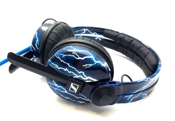 Custom Blue Sennheiser HD25 Headphones