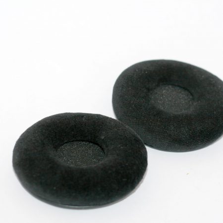 Official Sennheiser HD25 Black Velour Replacement Earpads – Set of 2 – Fits all HD25 series – 578880