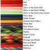 Paracord colors to choose from