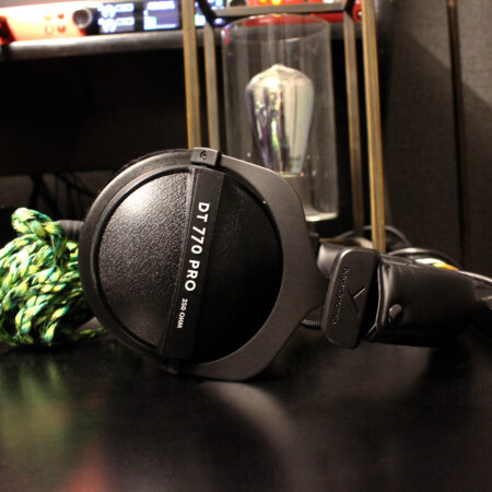 Custom Cans Uber DT770 headphones with modified drivers and detachable balanced litz cable (4.4mm, 2.5mm, 4 pin XLR)