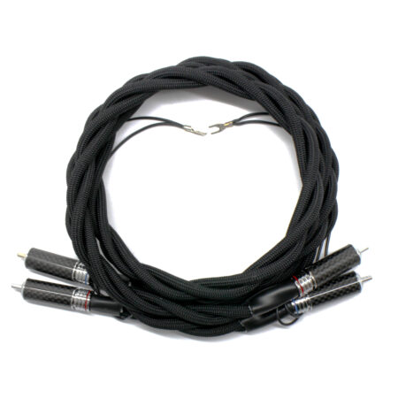 High end Turntable cable, low capacitance silk covered litz copper