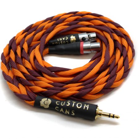 Ultra-low capacitance Audeze style cable with two 4 pin mini XLR connectors (LCD-2 / LCD-3 / LCD-X) Meze Empyrean, ZMF & Kennerton Headphones