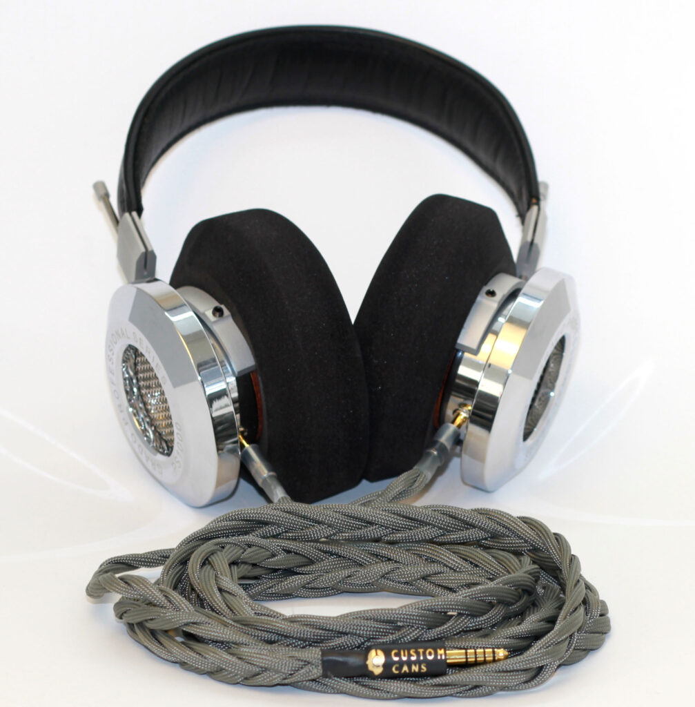 Custom audiophile and studio headphones