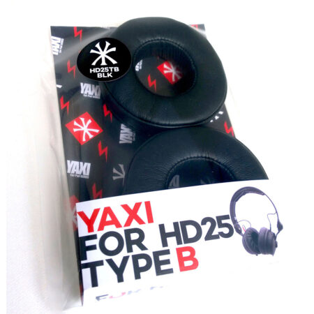 Black Yaxi Type B pads for Sennheiser HD25 mk II – Fits all HD25 Range
