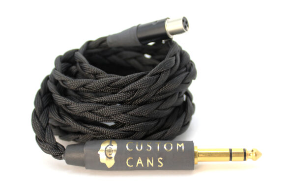 Ultra-low capacitance litz cable with single 3-pin mini XLR for Beyerdynamic DT1770 and DT1990, AKG K702 / 712