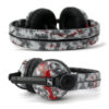 HD25 Headphones 'Digital Homicide' Monochrome Camo & red splatter