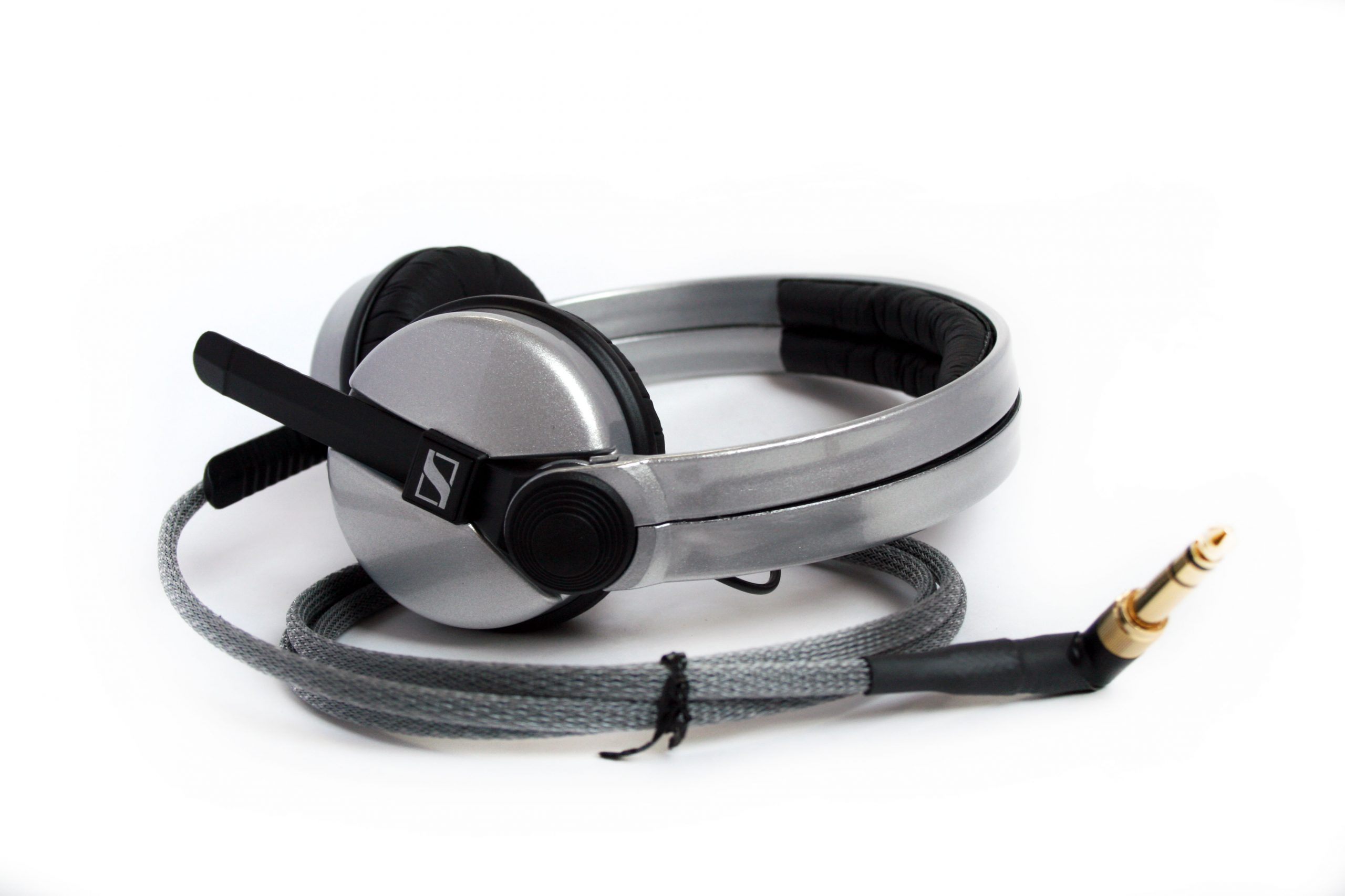 Rock Star Silver Sennheiser HD25 DJ Headphones with 2yr warranty - Custom  Cans Shop