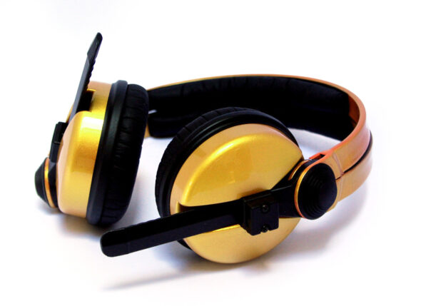 Sennheiser HD25 Yellow Gold DJ Headphones 2