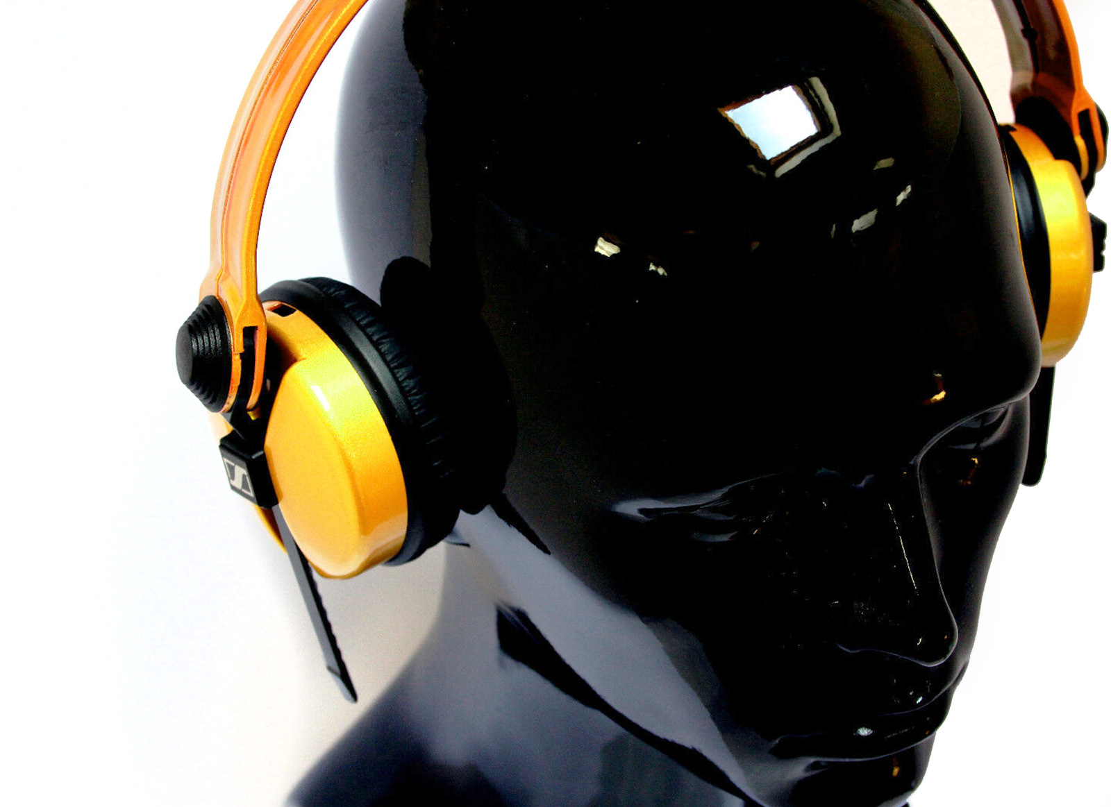 Custom Cans Royal Gold Yellow Sennheiser HD25 DJ Headphones