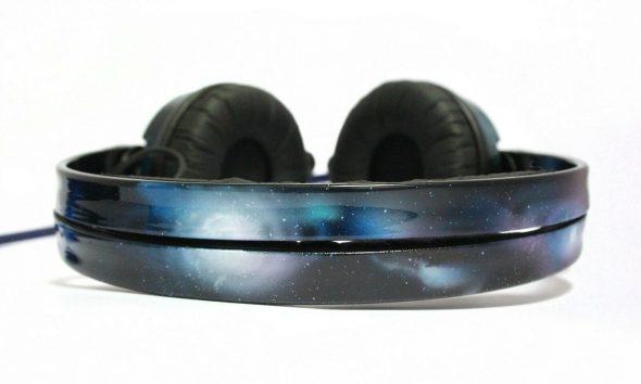 Custom Cans Nebula Starry Sky Cosmos sennheiser HD25 DJ Headphones 2yr warranty-2422