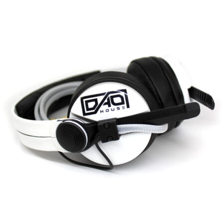 High Gloss White Sennheiser HD25 with Your Logo image on the earcup