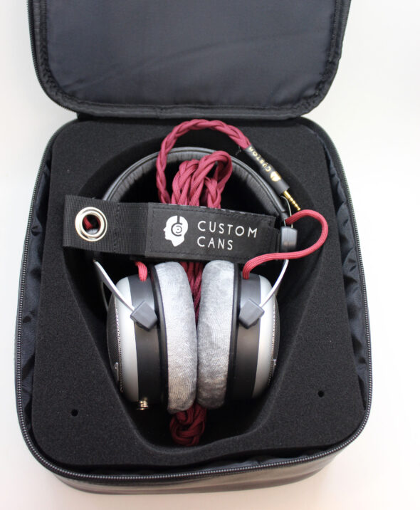 Custom Cans Uber DT880 headphones with modified drivers and detachable litz cable (3.5mm / 6.35mm TRS jack)