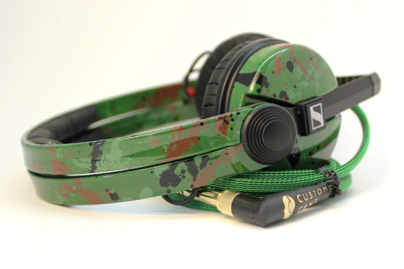 Custom Cans Sennheiser HD25 Camo Splatter 3