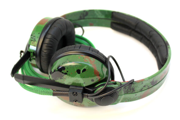 Custom Cans Sennheiser HD25 Camo Splatter