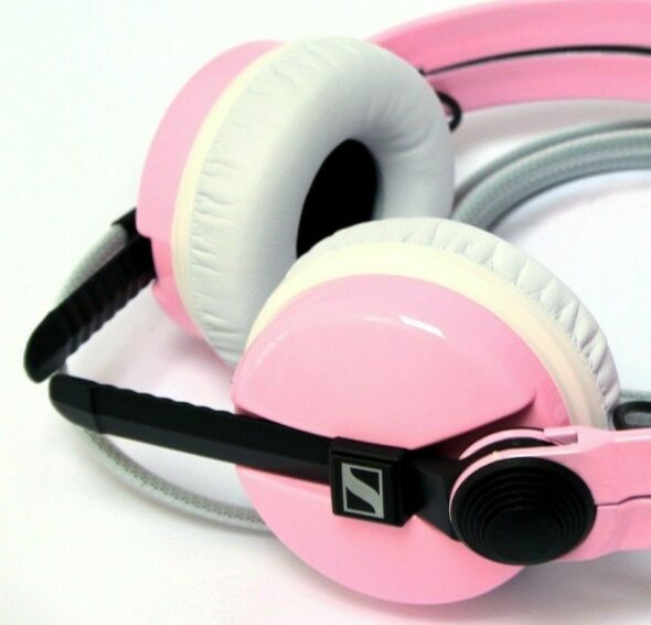 Custom Cans Candyfloss Pastel Pink Sennheiser HD25 3