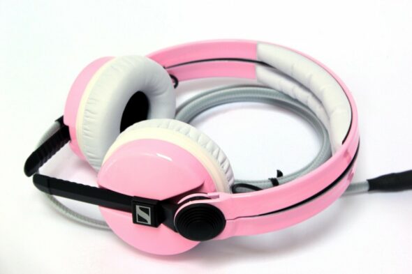 Custom Cans Candyfloss Pastel Pink Sennheiser HD25 6