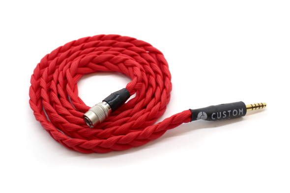 MrSpeakers Mad Dog Ether Aeon Flow Cable 4.4mm TRRRS Jack (1.25m, Red) CLEARANCE