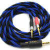 Sennheiser HD700 Oppo PM-1 Cable 3.5mm Jack (1m, Black and Blue) Ready to Ship