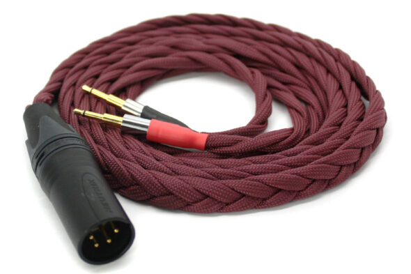 Sennheiser HD700 Oppo PM-1 Cable 4-Pin XLR Male (1.5m, Red) Ready to Ship