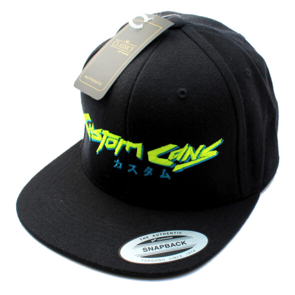 Custom Cans Black Snapback hat 5