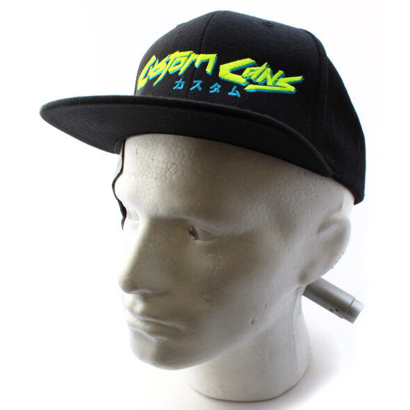 Custom Cans Black Snapback hat 4