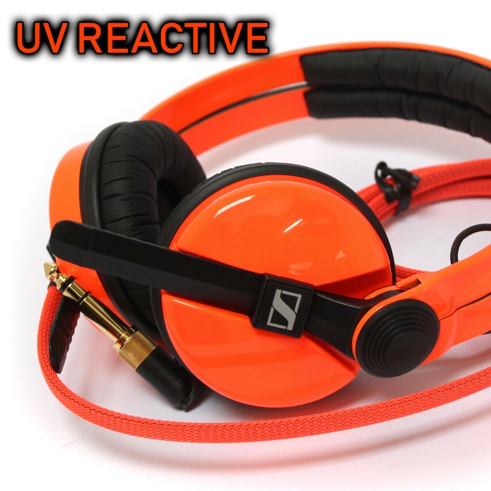 Orange colour online headphones