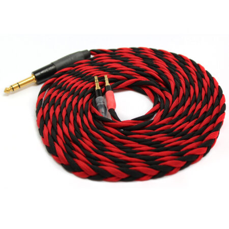 Beyerdynamic T1/ T5P Cable 6.35mm Jack (3.75m, Red and Black) Ready to Ship