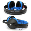Sennheiser HD25 with a Twist of Blue blue earpads headpads and cable 3