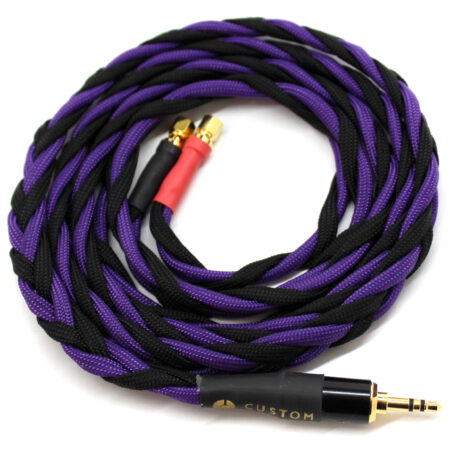 Hifiman SMC Cable 3.5mm Jack (1.25m, Purple and Black) Ready to Ship