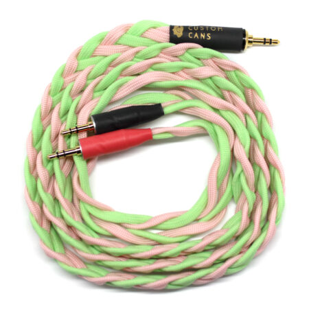 Denon Cable 3.5mm Jack (1.5m, Glow in the Dark Green and Pink) Ready to Ship