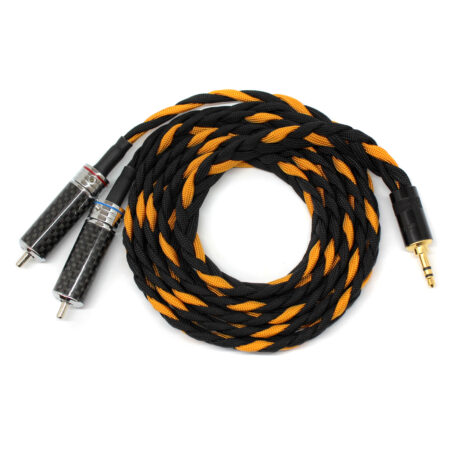 RCA to 3.5mm Cable (1.5m, Black and Yellow) Ready to Ship