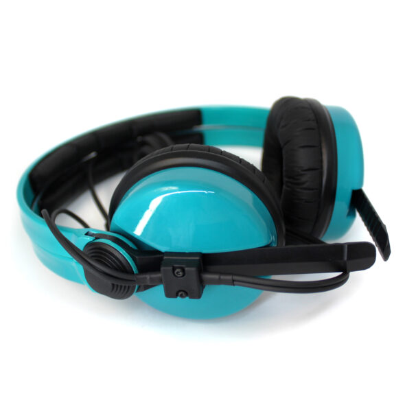 Custom Cans Teal Single Colour Sennheiser HD25 DJ Headphones Ready to Ship - Image 3