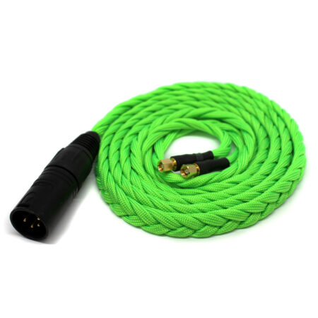 HiFiMan Cable 4-Pin XLR Male (1.5m, Neon Green) Ready to Ship
