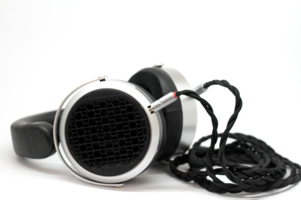 Balanced litz cable for HE400 headphones