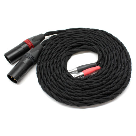 Sennheiser HD800 Cable 2x 3-Pin XLR Male (2.7m, Black) CLEARANCE