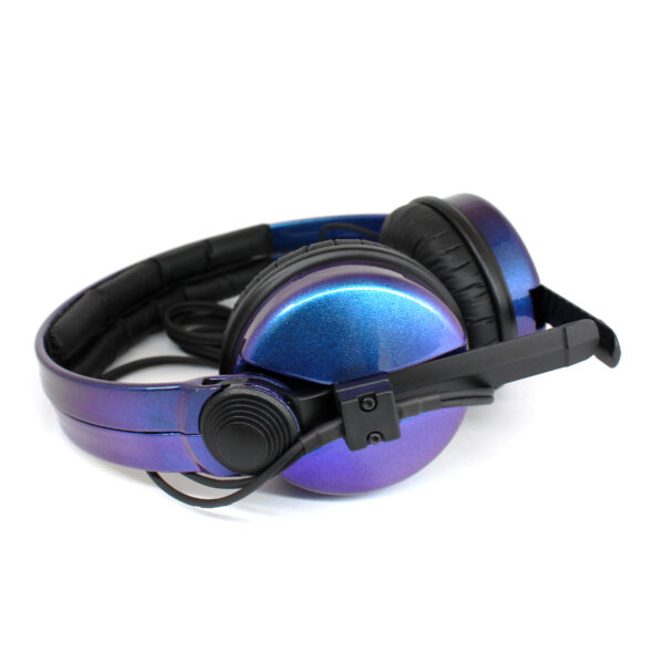 Custom Cans Purple/ Blue Colour Shift Sennheiser HD25 DJ Headphones Ready to Ship - Image 2