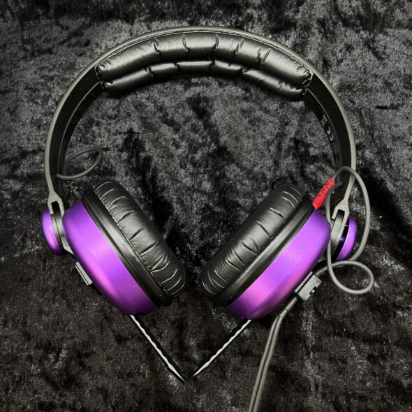 Purple HD25 DJ headphones