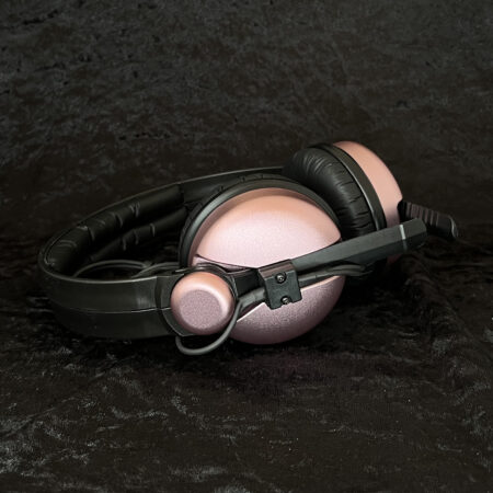 Sennheiser HD25 with Rose gold Aluminium Earcups and hinges