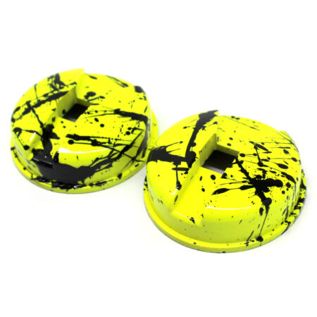 Sennheiser HD25 Painted Ear Cups Yellow with Black Splatter Set of 2