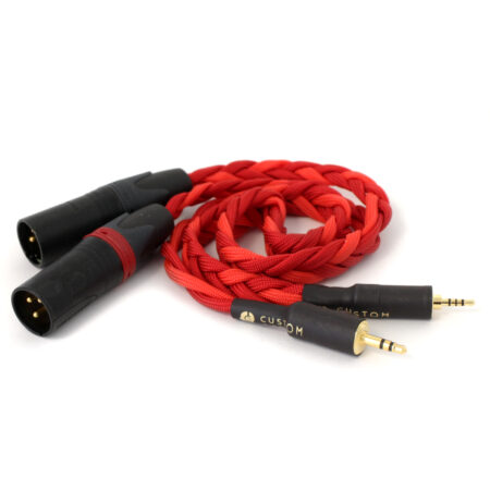 Astell and Kern Cable 2.5mm + 3.5mm to Balanced XLR (0.5m, Red) Ready to Ship