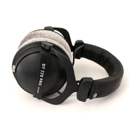 Custom Cans Beyerdynamic DT770 headphones with modified drivers, charcoal 1.5m litz cable with 3.5mm/ 6.35mm jack Ready to Ship