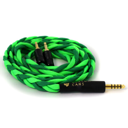 Focal Elear Cable 4.4mm Jack (1m, Green and Lime Green) Ready to Ship