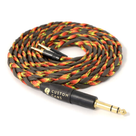 Focal Elear Cable 6.35mm Jack (2.5m, Gun Grey and Fireball) Ready to Ship