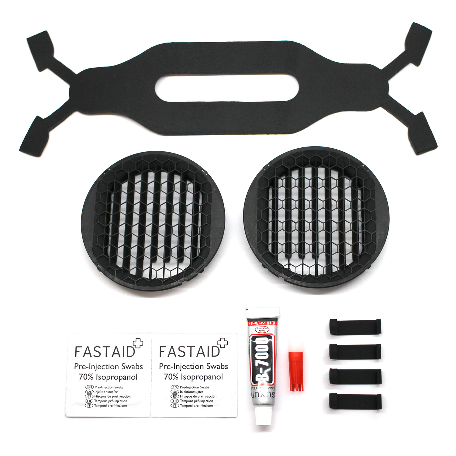 HiFiMan HE400se Super Grills and HiFiMan Comfort Headband Strap Bundle