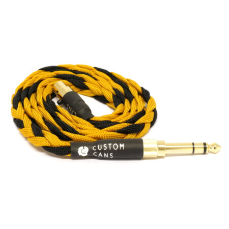 Beyerdynamic DT1770 DT1990 Cable 3.5mm/ 6.35mm Threaded Jack (1m, Black and Golden Rod Yellow) Ready to Ship