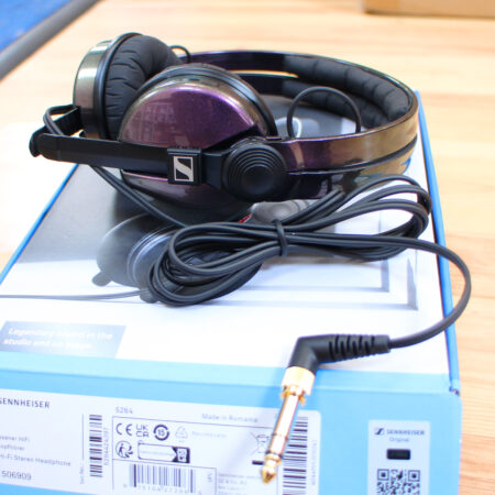 Custom Cans Purple/ Green Colour Shift Sennheiser HD25 DJ Headphones Ready to Ship