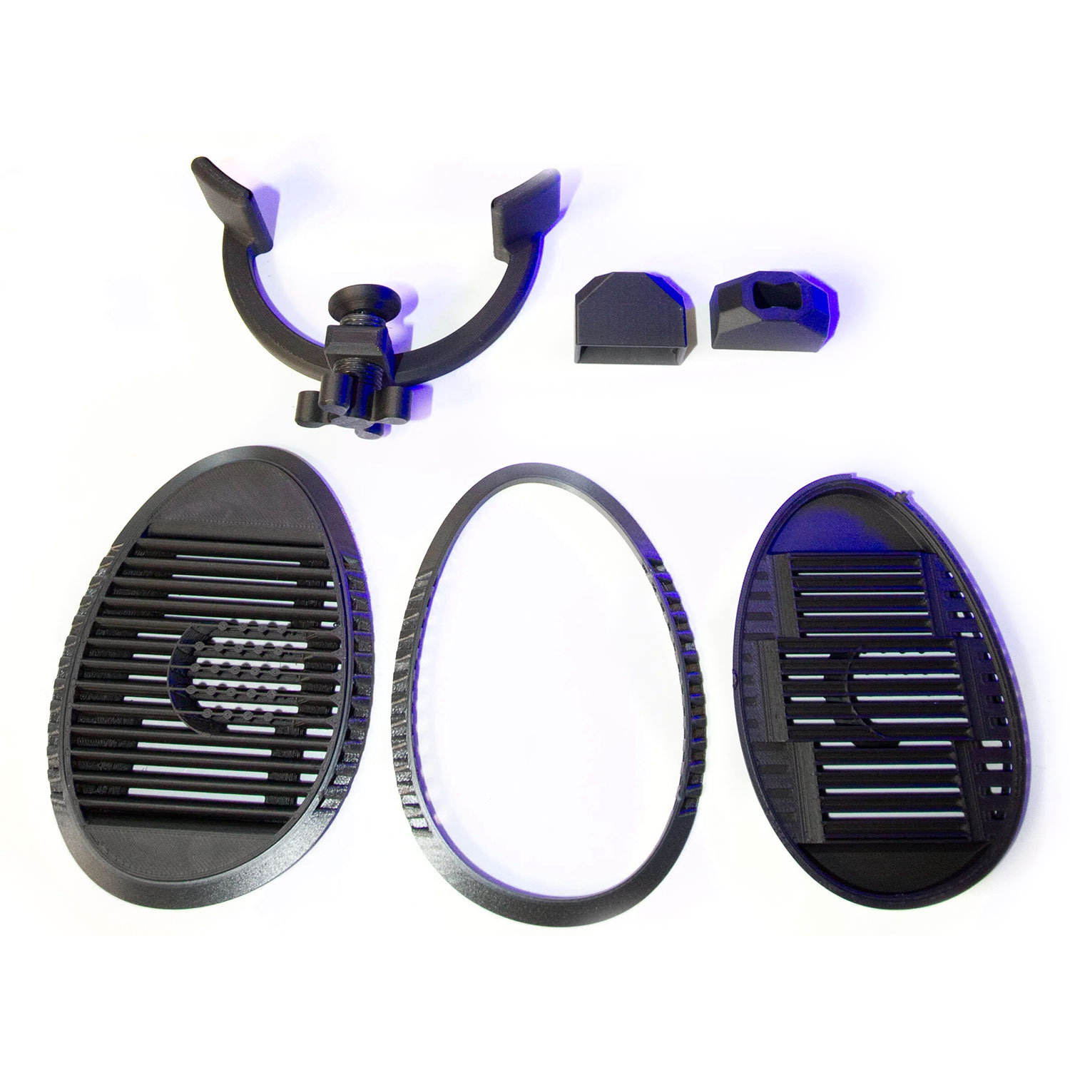 HiFiMAN Ed XS Custom Cans Mod+Geekriaカバー HiFiMan Edition XS Super Grills and HifiMan Comfort Headband