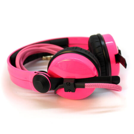 Custom Cans UV Pink Single Colour Sennheiser HD25 DJ Headphones Ready to Ship