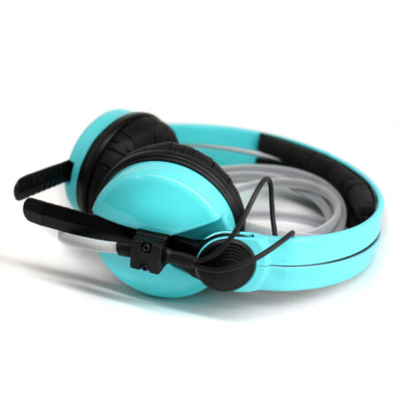 Custom Cans Turquoise Single Colour Sennheiser HD25 DJ Headphones Ready to Ship