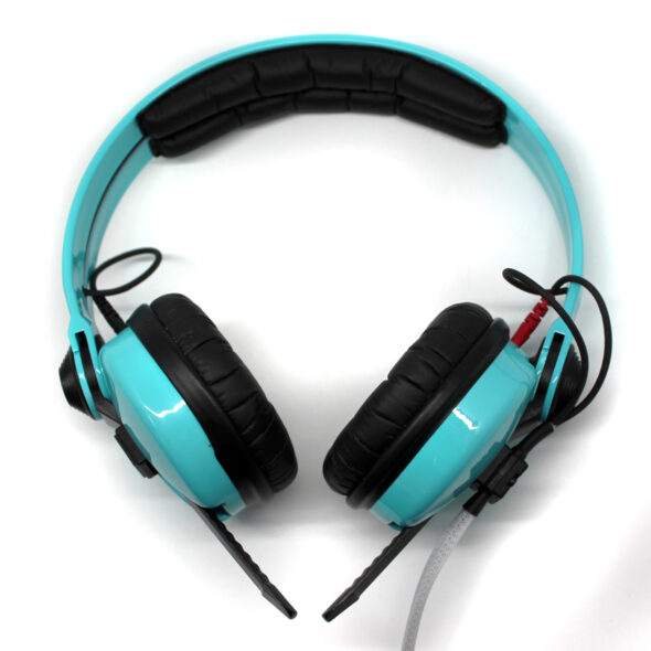 Custom Cans Turquoise Single Colour Sennheiser HD25 DJ Headphones Ready to Ship - Image 3